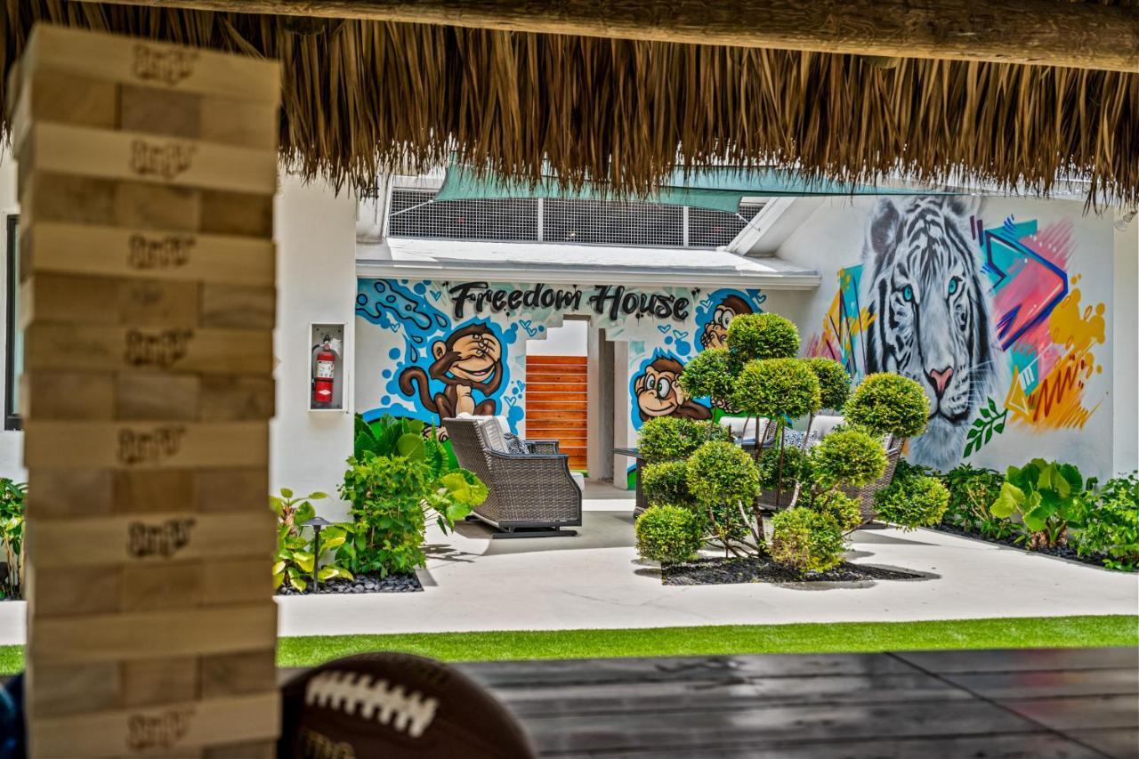 The Freedom House • Urban Oasis • Eclectic Retreat Villa Fort Lauderdale Exteriör bild